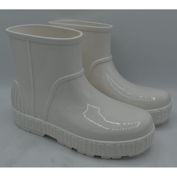 UGG Australia Womens Size 11 Drizlita White Waterproof Rain Boots Shoes - Picture 3 of 12